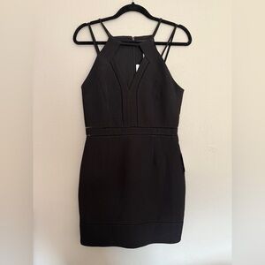 Adelyn Rae Black Mini Dress